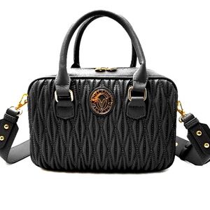 NWT Black Valentino Orlandi Leather Handbag- Made in Italy.
